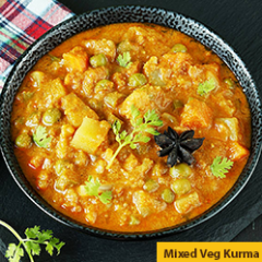 1 Mixed Veg Kurma 1 Mixed Veg Kurma
