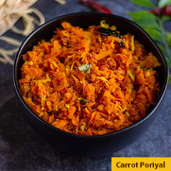 28 Carrot Poriyal 28 Carrot Poriyal