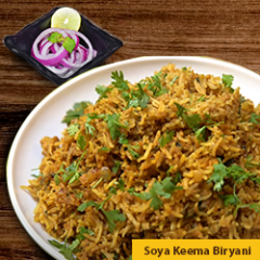Soya Keema Biryani Soya Keema Biryani