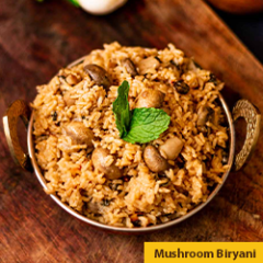mushroom biryani mushroom biryani