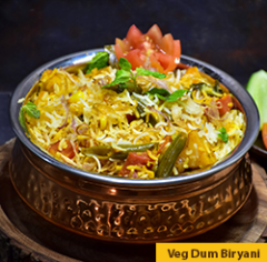 veg dum biryani